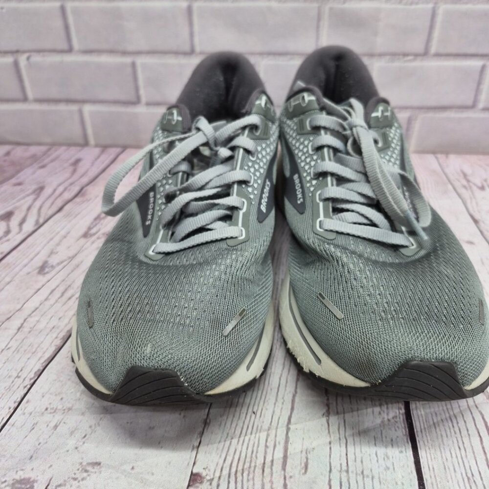 Brooks Ghost 14 1103692E067 Medium Gray Running Sneakers Shoes Mens Size 11 2E - Picture 5 of 10